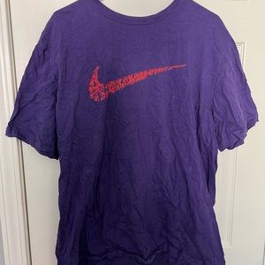 Nike hashtag check shirt